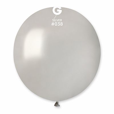 Balónek GM40 #38 stříbrný (100cm, 40")