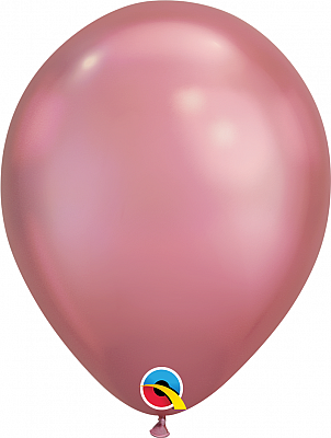 Balónek Qualatex CHROME 11"/28cm růžový