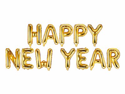 Balónky fóliové set "Happy New Year"