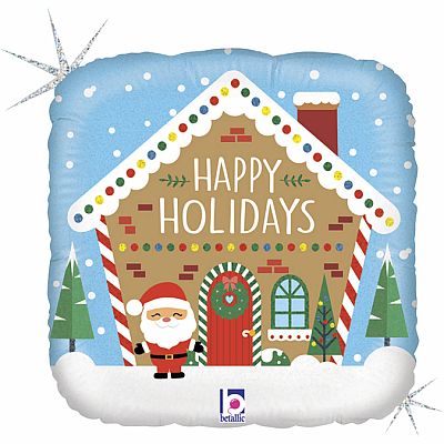 Foliový balónek - Happy Holidays 46 cm