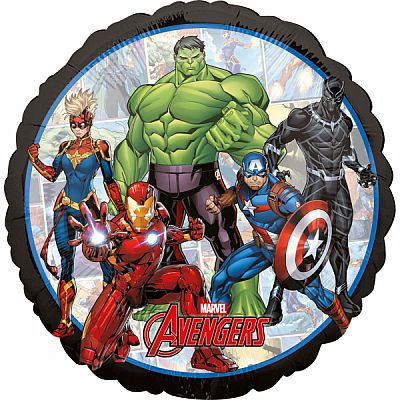 Fóliový balónek kruh - Avengers Power Unite 43cm