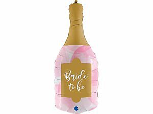 Fóliový balónek Šampaňské Bride To Be 91cm