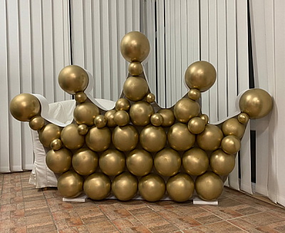 Konstrukce na balonky korunka - 110 x 170 cm