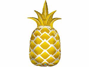 Fóliový balónek Zlatý Ananas 112cm