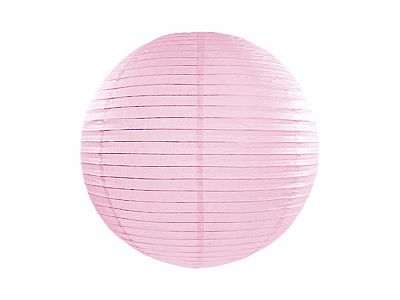 Lampion kulatý 25 cm růžový