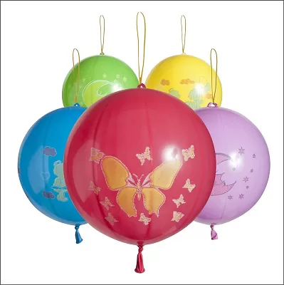 Balónek tvar punch ball potisk