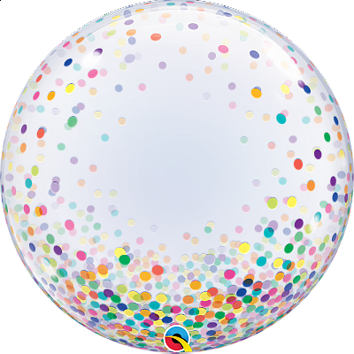 Bublina DECO - Konfety barevné 61cm