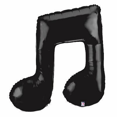 Fóliový balónek Noty 102cm