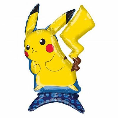 Stojící balonek Pokemon - Pikachu 45 x 61 cm
