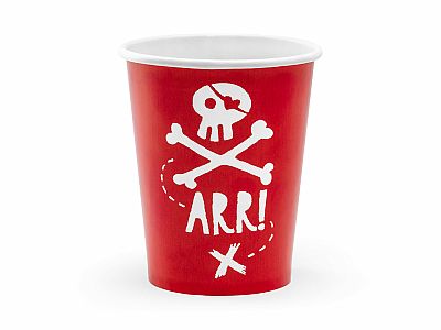 EKO Kelímky papírové "Pirátská party" 6ks