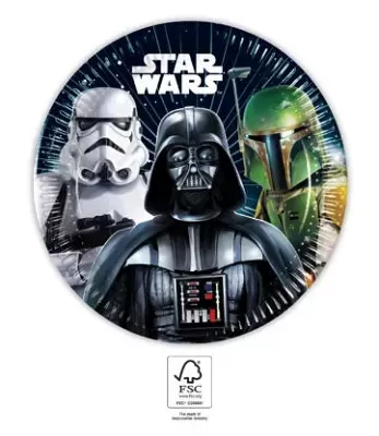 EKO Papírové talíře Star Wars - Galaxie 20cm/8ks