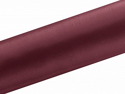 Dekorační satén rudý 0.36x9m