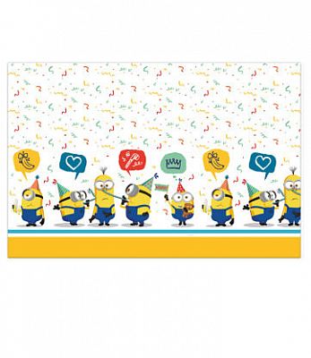 Plastový party ubrus Mimoni Já padouch 3 - 120 x 180 cm