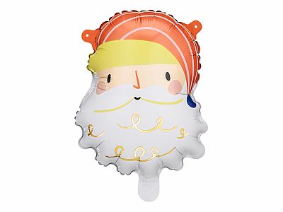 Foliový balonek Mini Santa 26x31cm 5ks