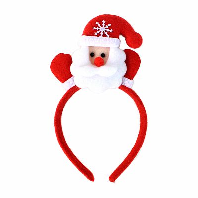 Vánoční čelenka - Santa