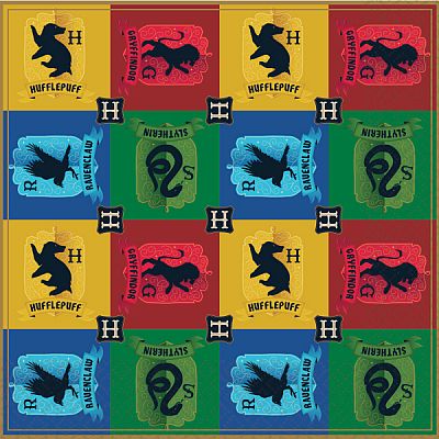 Papírové ubrousky Harry Potter - Bradavické koleje - 20 ks