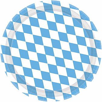 EKO Papírové talíře Oktoberfest klasik 23 cm - 8 ks