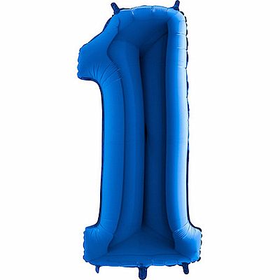 Foliová číslice - tmavě modrá 1 102cm