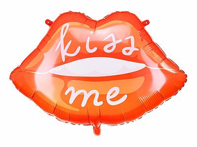 Foliový balonek Kissing Lips - 86 x 65 cm