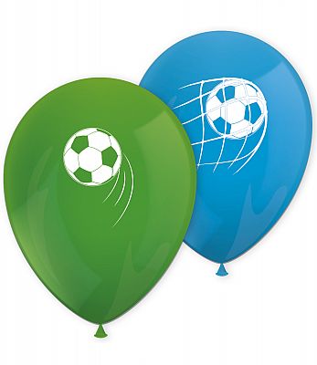 Latexové balónky Fotbal - 8ks, 28cm