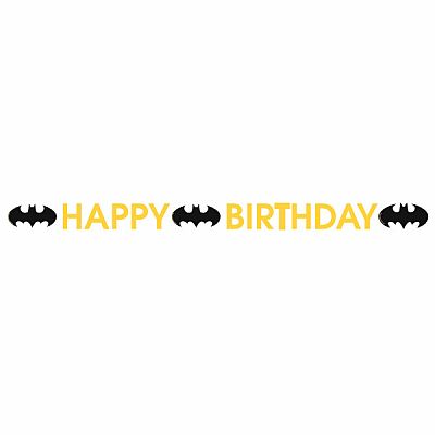 Narozeninový nápis Batman Happy Birthday 180 cm