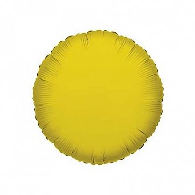 Fóliový balónek Kruh - Zlatý 46cm
