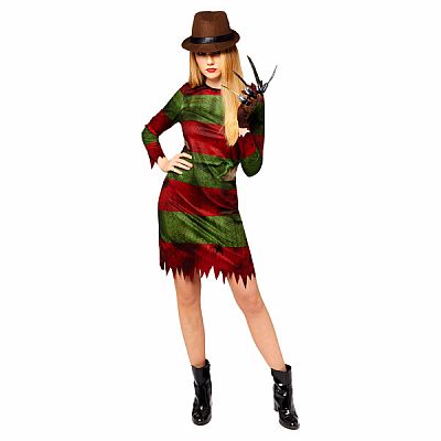 Kostým Freddy Krueger - dámský