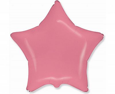 Foliový balonek hvězda macaron červená 45 cm - Nebalený