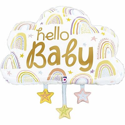 Fóliový balónek Mráček Hello Baby 71cm