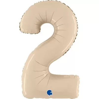 Číslice 2 krémová (66cm,26")