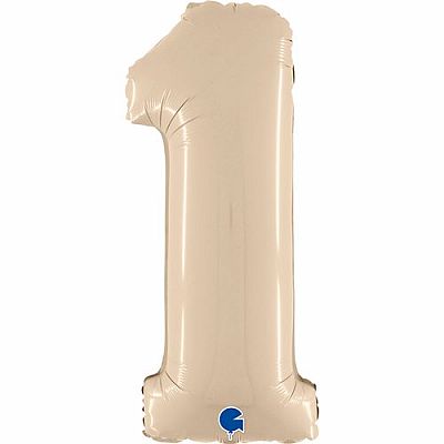 Číslice 1 krémová (66cm,26")