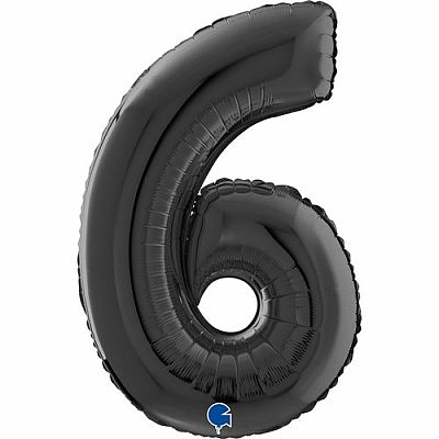 Číslice 6 černá (66cm,26")