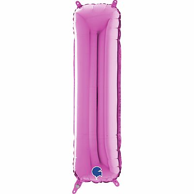Písmeno růžové I (66cm,26")