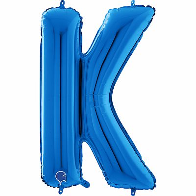 Písmeno modré K (66cm,26")