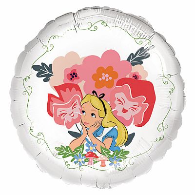 Fóliový balónek - Alenka v říši divů - 43 cm