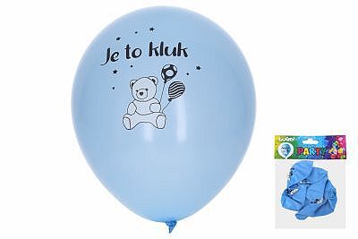 Latexové balónky Je to kluk - sada 5 ks