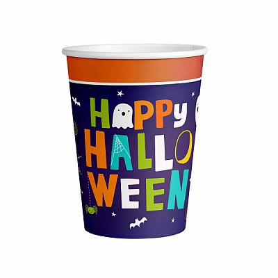 Papírové kelímky Halloween Friends 8 ks