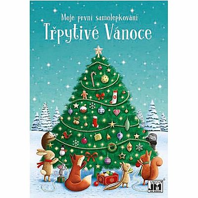 Moje první samolepkování - Třpytivé Vánoce