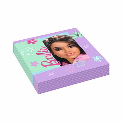 Papírové ubrousky panenky Barbie 16 ks