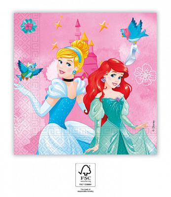 Papírové ubrousky Disney Princezny