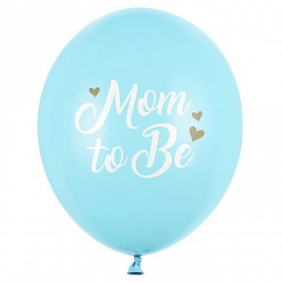 Latexový balonek Mom to be - modrý