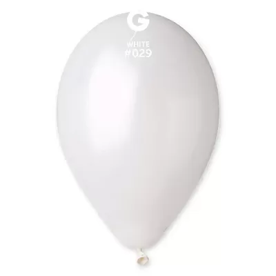 Balónek 30cm/12" #029 bílý 50 ks