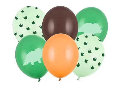 Latexový balonek Dino - 6 ks