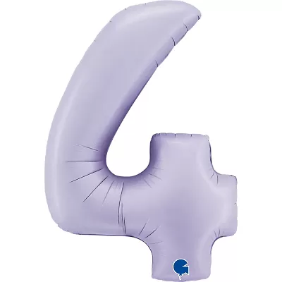 Foliová číslice - liliová 4 102cm