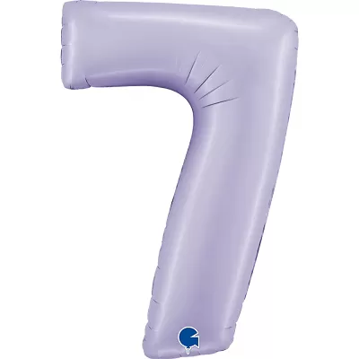 Foliová číslice - liliová 7 102cm