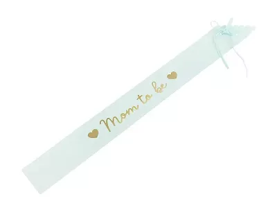 Šerpa - Mom to be - modrá 75 cm
