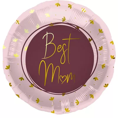 Foliový balonek vínový Best Mom 45 cm