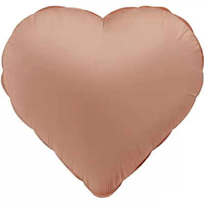 Foliový balonek srdce starorůžové 45 cm