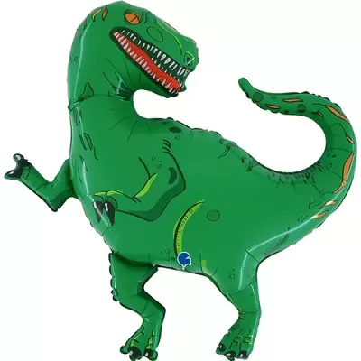 Foliový balonek zelený Tyranosaurus 89 cm