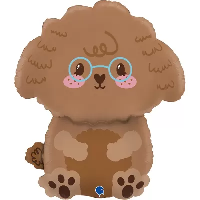 Fóliový balónek Roztomilý pudl 53 cm